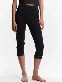 GATE 3/4 legginsy z koronką| Spodnie·Legginsy