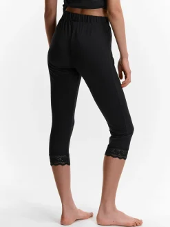 GATE 3/4 legginsy z koronką| Spodnie·Legginsy