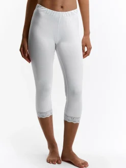 GATE 3/4 legginsy z koronką| Spodnie·Legginsy