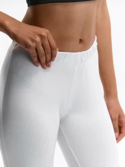 GATE 3/4 legginsy z koronką| Spodnie·Legginsy