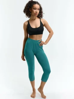 GATE 3/4 legginsy z koronką| Spodnie·Legginsy