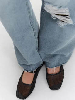 GATE Baleriny z siatki| Buty