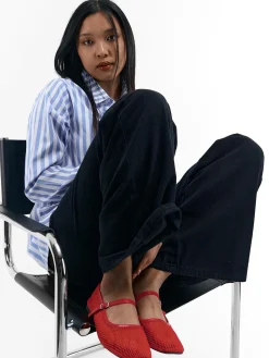 GATE Baleriny z siatki| Buty