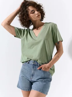 GATE Basic bawełniana koszulka| Koszulki I Topy·Koszulki