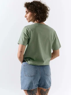 GATE Basic bawełniana koszulka| Koszulki I Topy·Koszulki