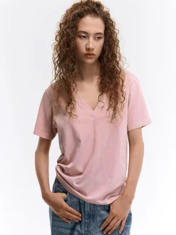 GATE Basic bawełniana koszulka| Koszulki I Topy·Koszulki