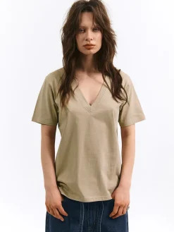 GATE Basic bawełniana koszulka| Koszulki I Topy·Koszulki