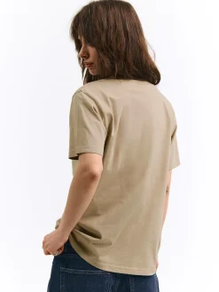 GATE Basic bawełniana koszulka| Koszulki I Topy·Koszulki