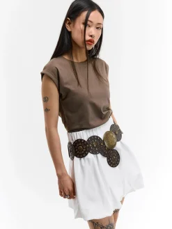 GATE Basic bawełniana koszulka| Koszulki I Topy·Koszulki