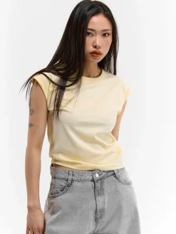 GATE Basic bawełniana koszulka| Koszulki I Topy·Koszulki