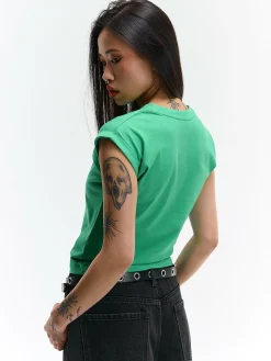 GATE Basic bawełniana koszulka| Koszulki I Topy·Koszulki