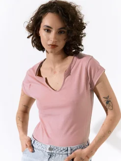 GATE Basic bawełniana koszulka| Koszulki I Topy·Koszulki