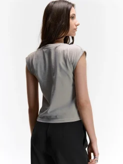 GATE Basic bawełniana koszulka| Koszulki I Topy·Koszulki