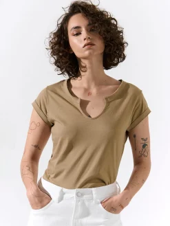 GATE Basic bawełniana koszulka| Koszulki I Topy·Koszulki