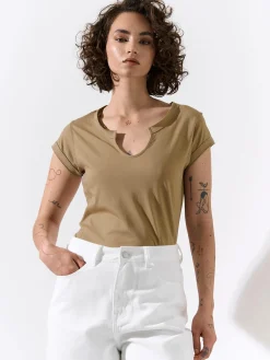 GATE Basic bawełniana koszulka| Koszulki I Topy·Koszulki