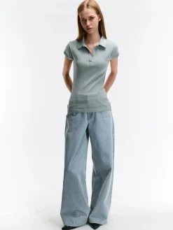 GATE Basic bawełniana koszulka| Koszulki I Topy·Koszulki