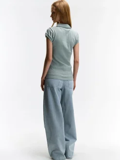 GATE Basic bawełniana koszulka| Koszulki I Topy·Koszulki