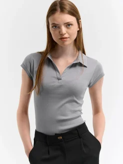 GATE Basic bawełniana koszulka| Koszulki I Topy·Koszulki