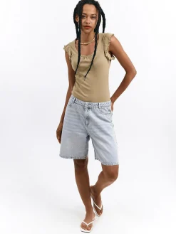 GATE Basic bawełniana koszulka| Koszulki I Topy·Koszulki