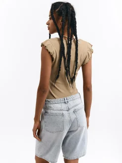 GATE Basic bawełniana koszulka| Koszulki I Topy·Koszulki