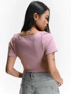 GATE Basic bawełniana koszulka| Koszulki I Topy·Koszulki