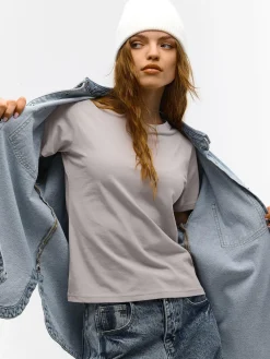 GATE Basic bawełniana koszulka| Koszulki I Topy·Koszulki