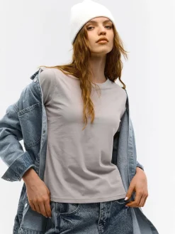 GATE Basic bawełniana koszulka| Koszulki I Topy·Koszulki