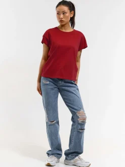 GATE Basic bawełniana koszulka| Koszulki I Topy·Koszulki