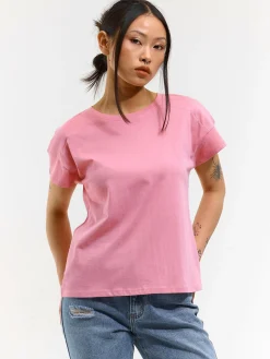 GATE Basic bawełniana koszulka| Koszulki I Topy·Koszulki