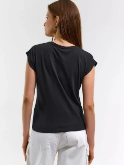 GATE Basic bawełniana koszulka| Koszulki I Topy·Koszulki