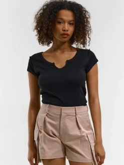 GATE Basic bawełniana koszulka| Koszulki I Topy·Koszulki