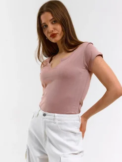 GATE Basic bawełniana koszulka| Koszulki I Topy·Koszulki