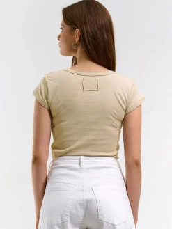 GATE Basic bawełniana koszulka| Koszulki I Topy·Koszulki