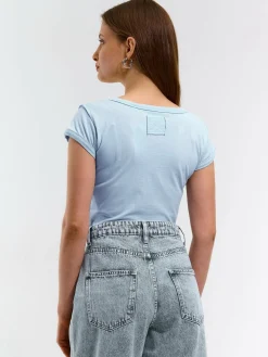 GATE Basic bawełniana koszulka| Koszulki I Topy·Koszulki