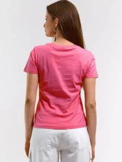 GATE Basic bawełniana koszulka| Koszulki I Topy·Koszulki