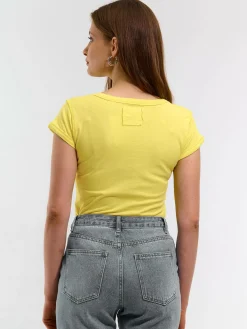 GATE Basic bawełniana koszulka| Koszulki I Topy·Koszulki