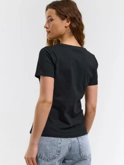 GATE Basic bawełniana koszulka| Koszulki I Topy·Koszulki