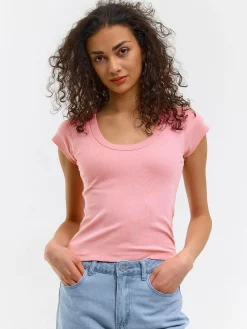 GATE Basic bawełniana koszulka| Koszulki I Topy·Koszulki