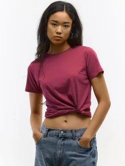 GATE Basic bawełniana koszulka| Koszulki I Topy·Koszulki