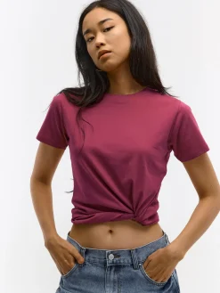 GATE Basic bawełniana koszulka| Koszulki I Topy·Koszulki