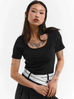 GATE Basic bawełniana koszulka| Koszulki I Topy·Koszulki