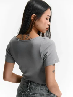 GATE Basic bawełniana koszulka| Koszulki I Topy·Koszulki