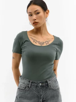 GATE Basic bawełniana koszulka| Koszulki I Topy·Koszulki