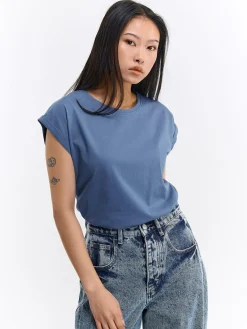 GATE Basic bawełniana koszulka| Koszulki I Topy·Koszulki