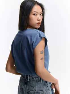 GATE Basic bawełniana koszulka| Koszulki I Topy·Koszulki