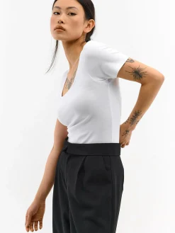 GATE Basic bawełniana koszulka| Koszulki I Topy·Koszulki