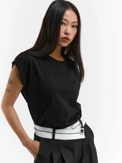 GATE Basic bawełniana koszulka| Koszulki I Topy·Koszulki