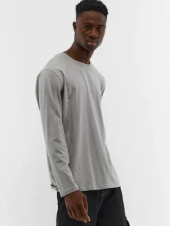 GATE Basic bawełniana koszulka| Koszulki·Koszulki Z Długim Rękawem|Koszulki·Basic Koszulki I Podkoszulki