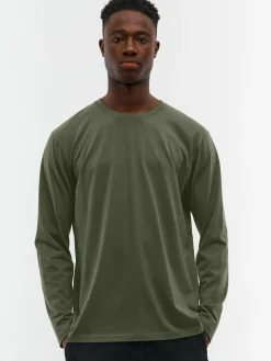 GATE Basic bawełniana koszulka| Koszulki·Koszulki Z Długim Rękawem|Koszulki·Basic Koszulki I Podkoszulki