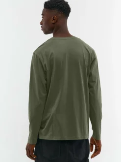 GATE Basic bawełniana koszulka| Koszulki·Koszulki Z Długim Rękawem|Koszulki·Basic Koszulki I Podkoszulki